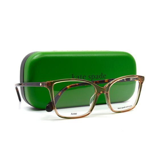 NEW KATE SPADE TIANNA 10A TRANSPARENT BROWN AUTHENTIC EYEGLASSES FRAME - Picture 7 of 12